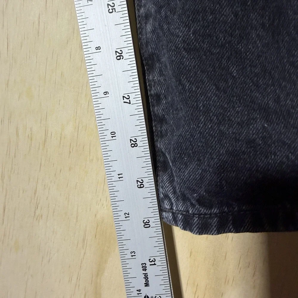 Abercrombie & Fitch Baggy Jeans Mens 30x30 Black Denim Relaxed Y2K Skater